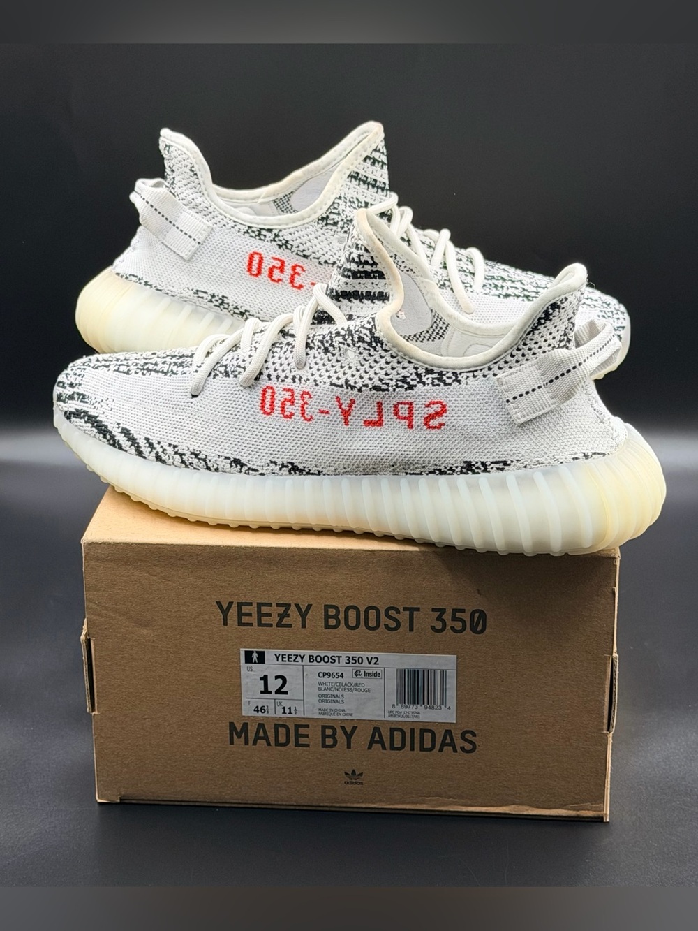 AUTHENTIC adidas Yeezy Boost 350 V2 'Zebra' 2022/2023